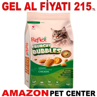 Reflex Crunchy Bubbles Üriner Sistem Tavuklu Yetişkin Kedi Maması 1 Kg Gel Al 35015284 Amazon Pet Center