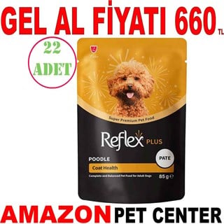 Reflex Plus Poodle Köpek Konservesi 85 Gr 22 Ad Gel Al 35013846 Amazon Pet Center