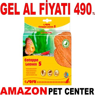 Sera Catappa Yaprağı S 14 Cm 10lu Paket Gel Al 35013099 Amazon Pet Center