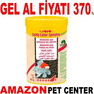 Sera Goldy Color Spirulina Nature Japon Balığı Yemi 250 Ml Gel Al 35013075 Amazon Pet Center