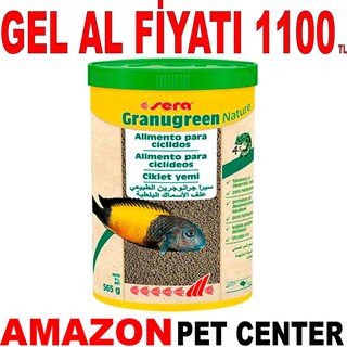 Sera Granugreen Nature 1000 Ml Akvaryum Balık Yemi Gel Al 22247001 Amazon Pet Center
