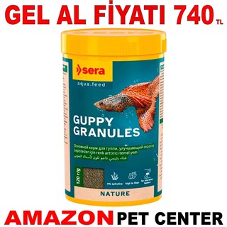 Sera Guppy Gran Nature 250 ML Gel Al 35015192 Amazon Pet Center