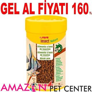 Sera İnsect Nature Tropikal Granül Balık Yemi 100 ML 21923005 Amazon Pet Center