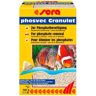 Sera Phosvec Granulat 500 gr 4001942084154 Sera Akvaryum Filtre Malzemeleri Amazon Pet Center