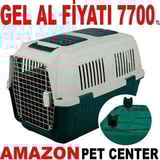 Strong Tekerlekli Köpek Taşıma Çantası 92x64x67 cm Yeşil 35000327 Amazon Pet Center