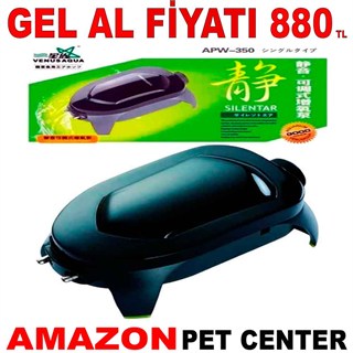 Venus Aqua Çift Çıkışlı Hava Motoru APW350 Gel Al 35015222 Amazon Pet Center