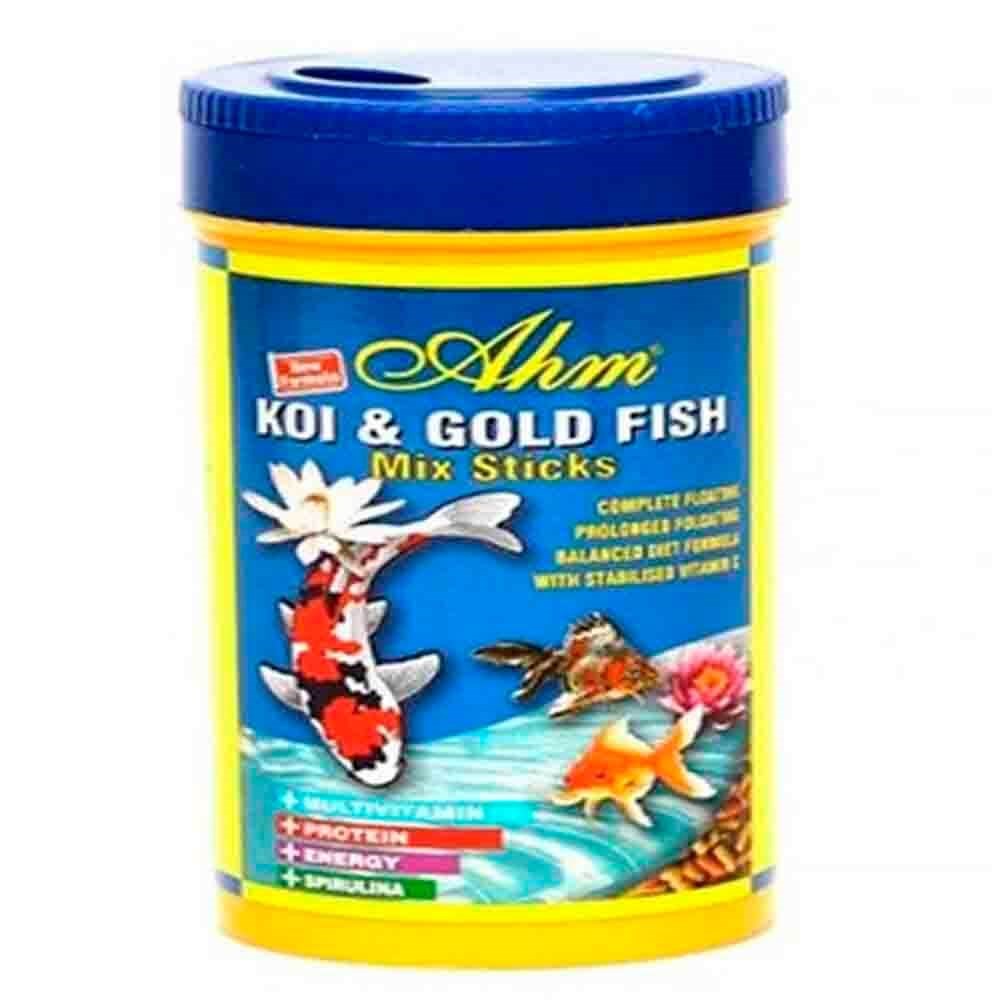 AHM Koi Goldfish Mix Pond Sticks 250 ml 8699375333107 Amazon Pet Center