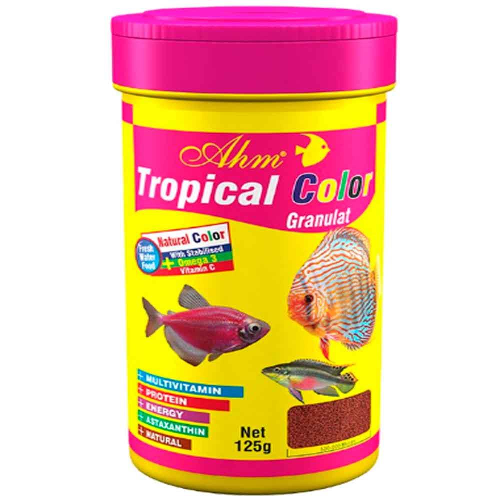 AHM Tropical Colour Granulat 250 ml Balık Yemi 8699375331660 Amazon Pet Center