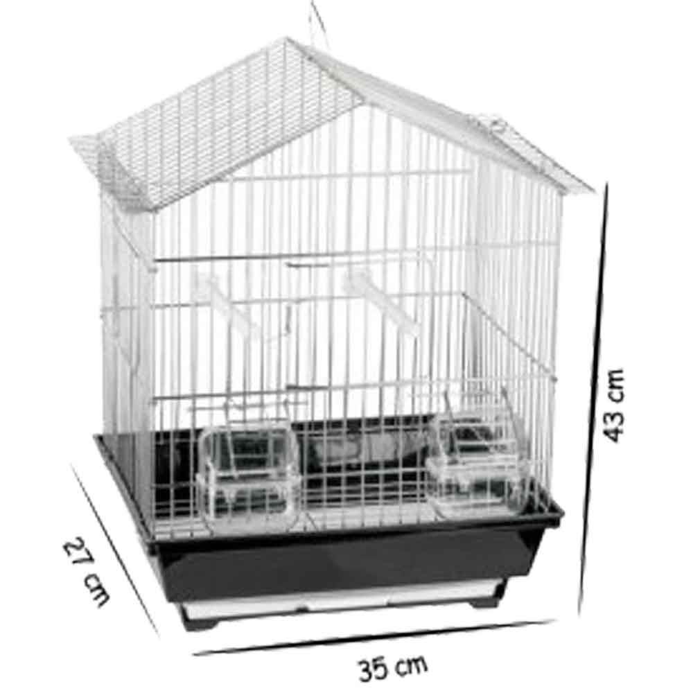 Bilgin Kuş Kafesi Çatılı 300 Krom 32135732 Amazon Pet Center