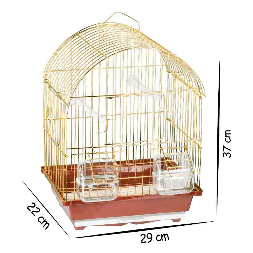 Bilgin Kuş Kafesi Oval Çatılı 200 Gold 17725002 Amazon Pet Center