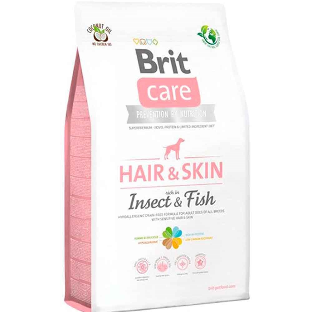 Brit Care Hair Skin Böcekli ve Balıklı Hipoalerjenik Köpek Maması 12 Kg 8595602550142 Amazon Pet Center