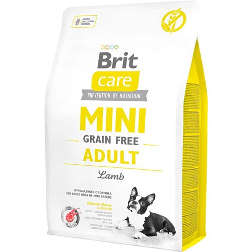 Brit Care Tahılısz Mini Adult Kuzulu Köpek Maması 2 kg 8595602520107 Brit Care Tahılsız Köpek Mamaları Amazon Pet Center