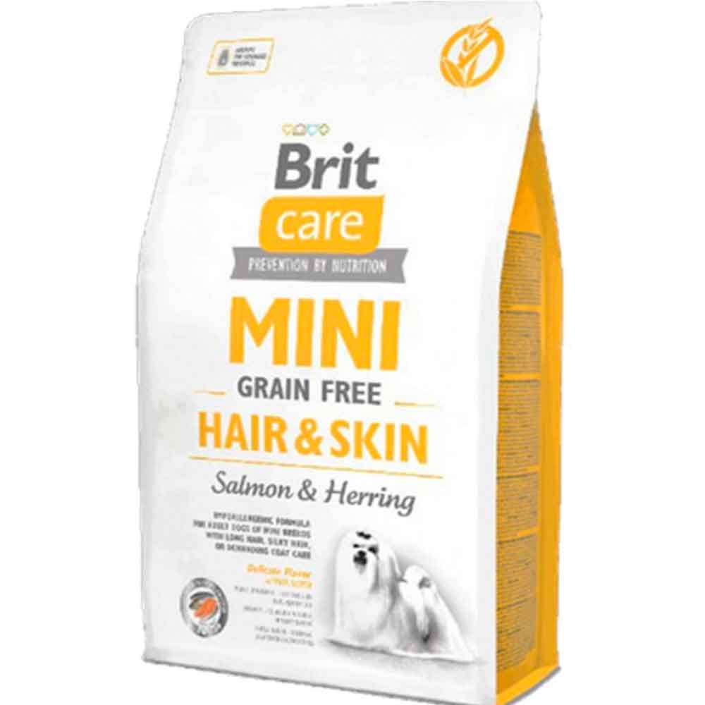 Brit Care Tahılsız Mini Hair Skin Somonlu Köpek Maması 2 kg 8595602520220 Amazon Pet Center