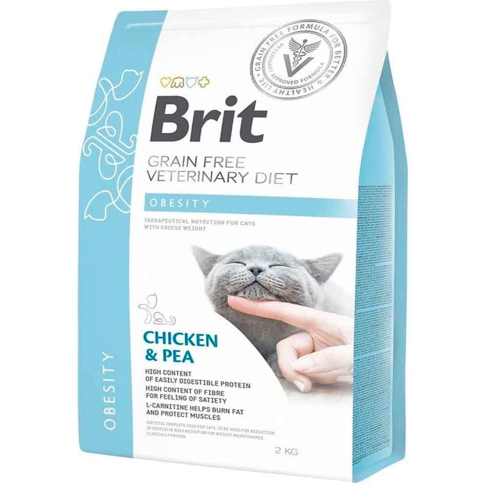 Brit Veterinary Diet Obesity Kilo Kontrolü için Tahılsız Kedi Maması 2 Kg 8595602528479 Amazon Pet Center
