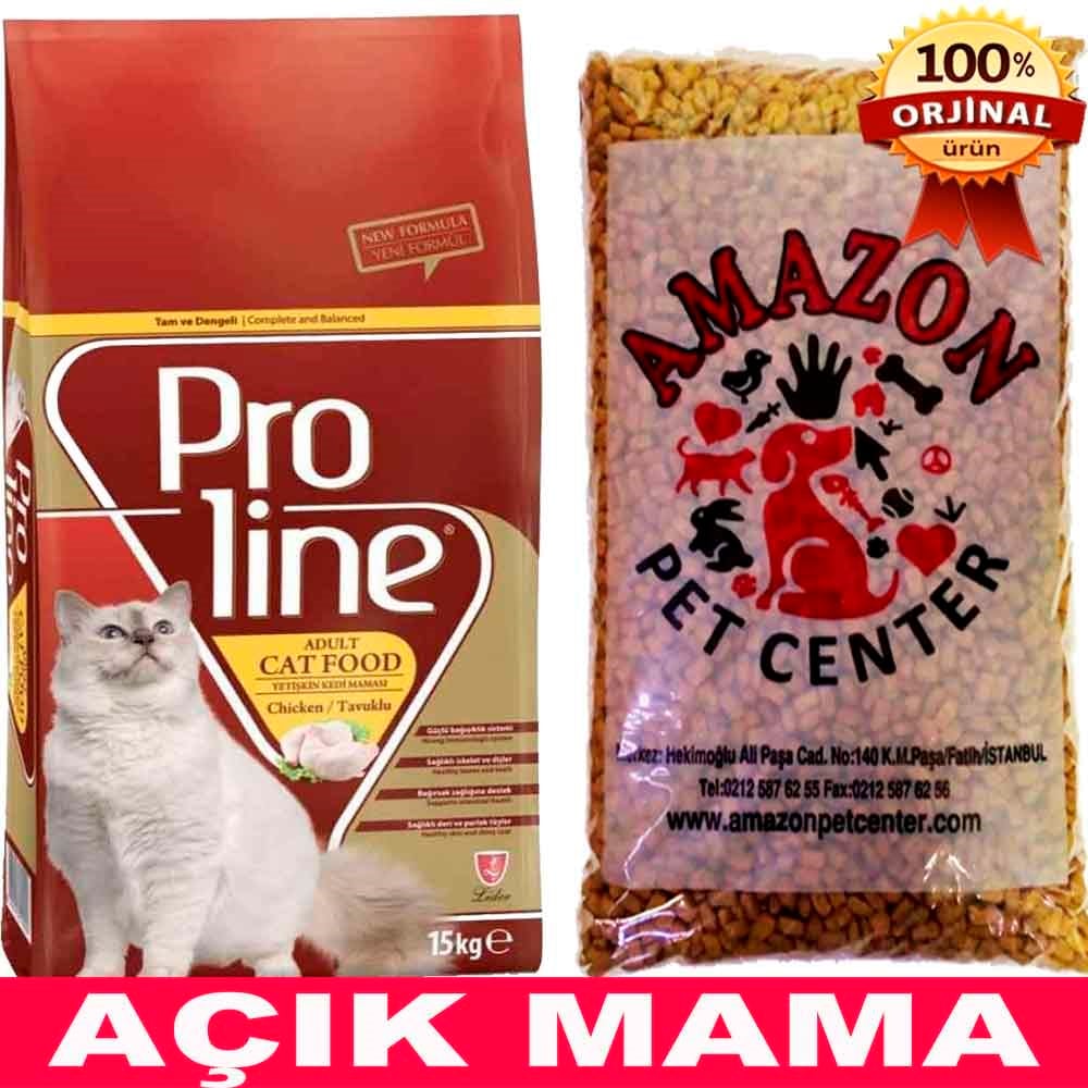 Pro Line Tavuklu Kedi Maması Açık 1 Kg 32102796 Amazon Pet Center