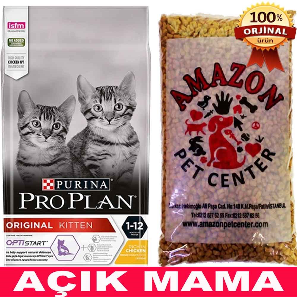 Pro Plan Junior Tavuklu Yavru Kedi Maması Açık 1 Kg 32102529 AMAZON PET  CENTER