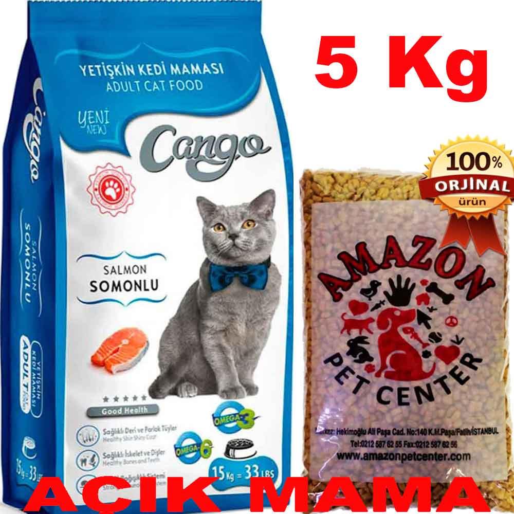 Cango Kedi Maması Somonlu Açık 5 Kg 32136616 Amazon Pet Center