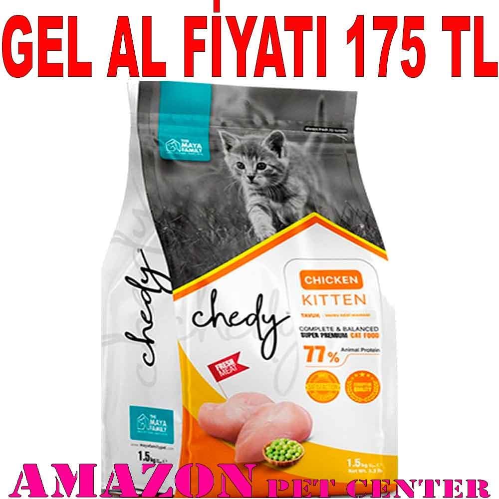 Chedy Tavuklu Yavru Kedi Maması 1.5 Kg 8683347070244 Amazon Pet Center