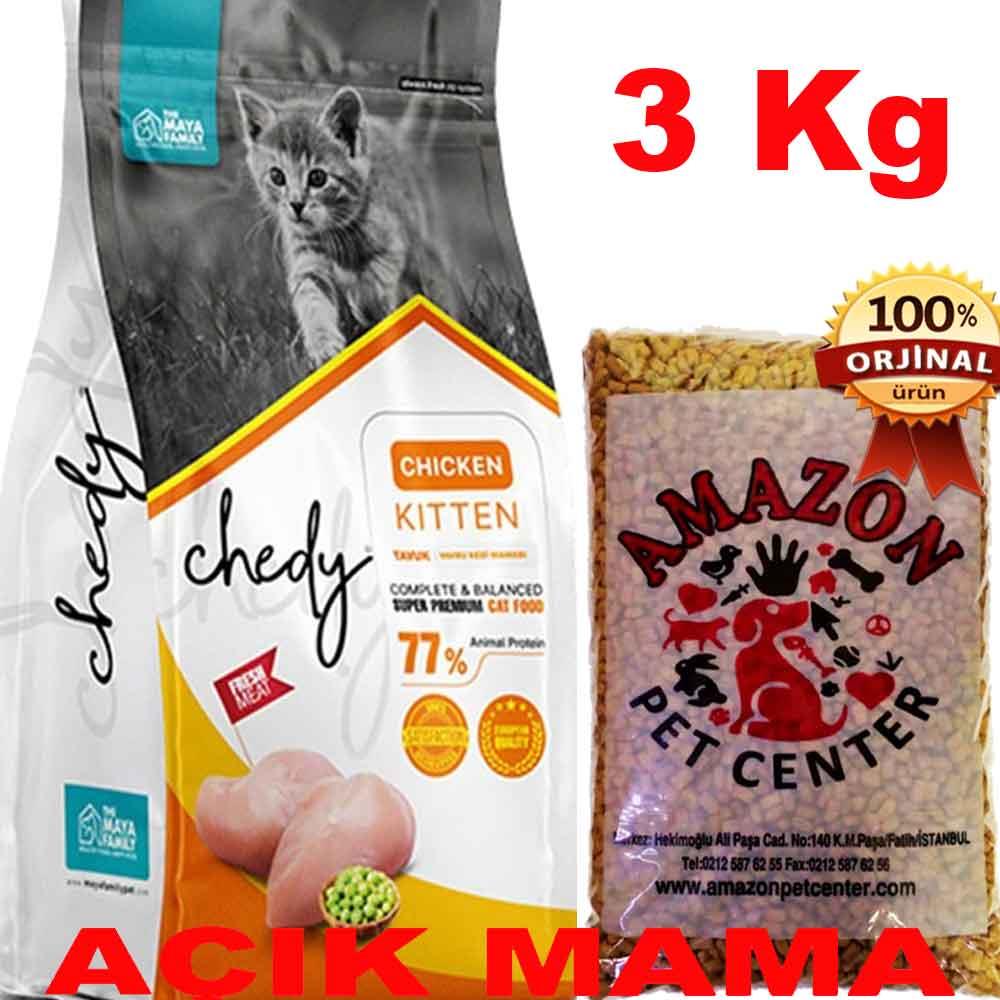 Chedy Tavuklu Yavru Kedi Maması Açık 3 Kg 32136456 Amazon Pet Center