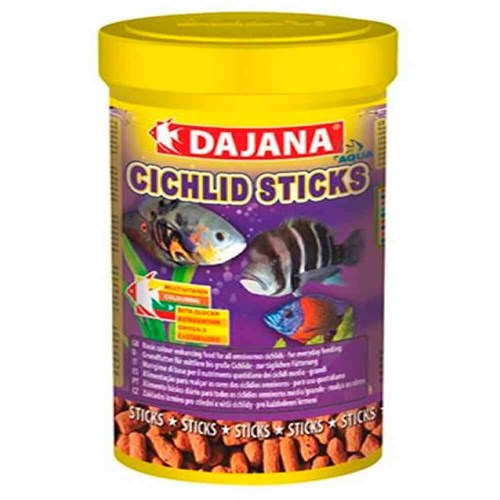 Dajana Cichlid Sticks 1000 ml 8594000253488 Dajana Tatlı Su Akvaryumu Balık Yemleri Amazon Pet Center