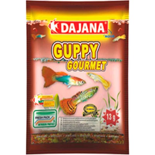 Dajana Guppy Gourmet Pul Yem 80 Ml 8594000254607 Dajana Tatlı Su Akvaryumu Balık Yemleri Amazon Pet Center
