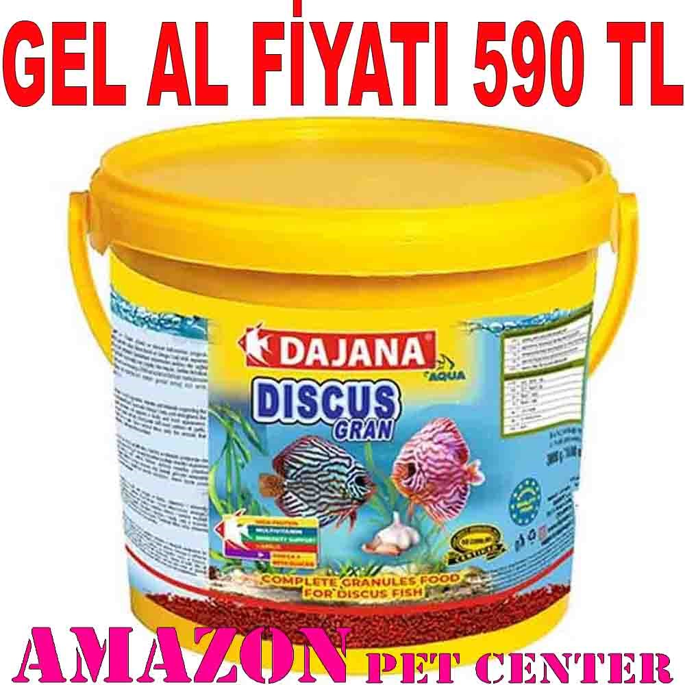 Dajana Sarımsaklı Discus Balık Yemi Kova 10 Lt 8594196550637 Amazon Pet Center