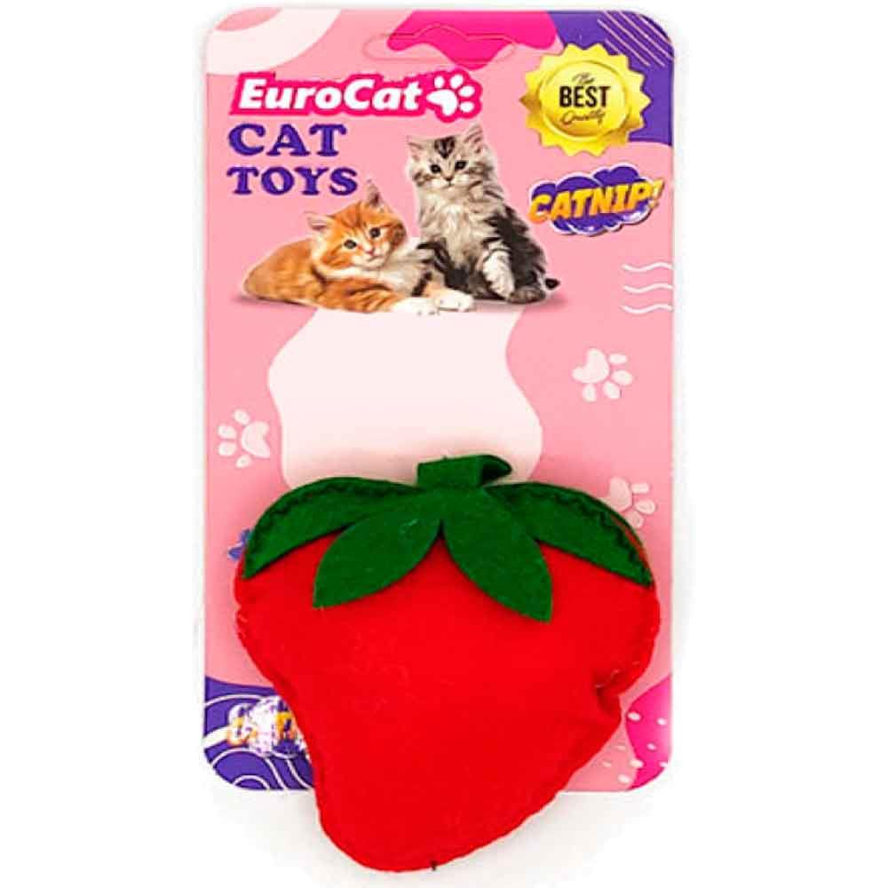 EuroCat Toys Çilek Kedi Oyuncağı 8681144196129 Amazon Pet Center