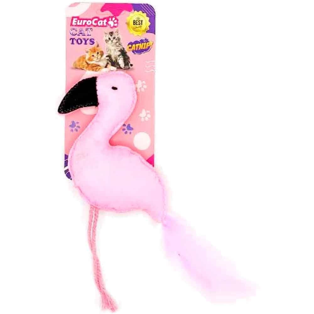 EuroCat Toys Flamingo Şeklinde Kedi Oyuncağı 8681144196211 Amazon Pet Center