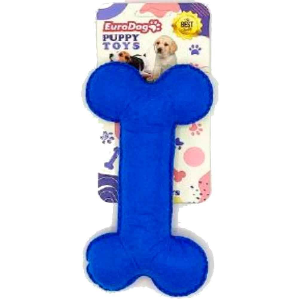 EuroDog Puppy Pet Toys Kumaş Kemik Köpek Oyuncağı Mavi 8681144196266 Amazon Pet Center