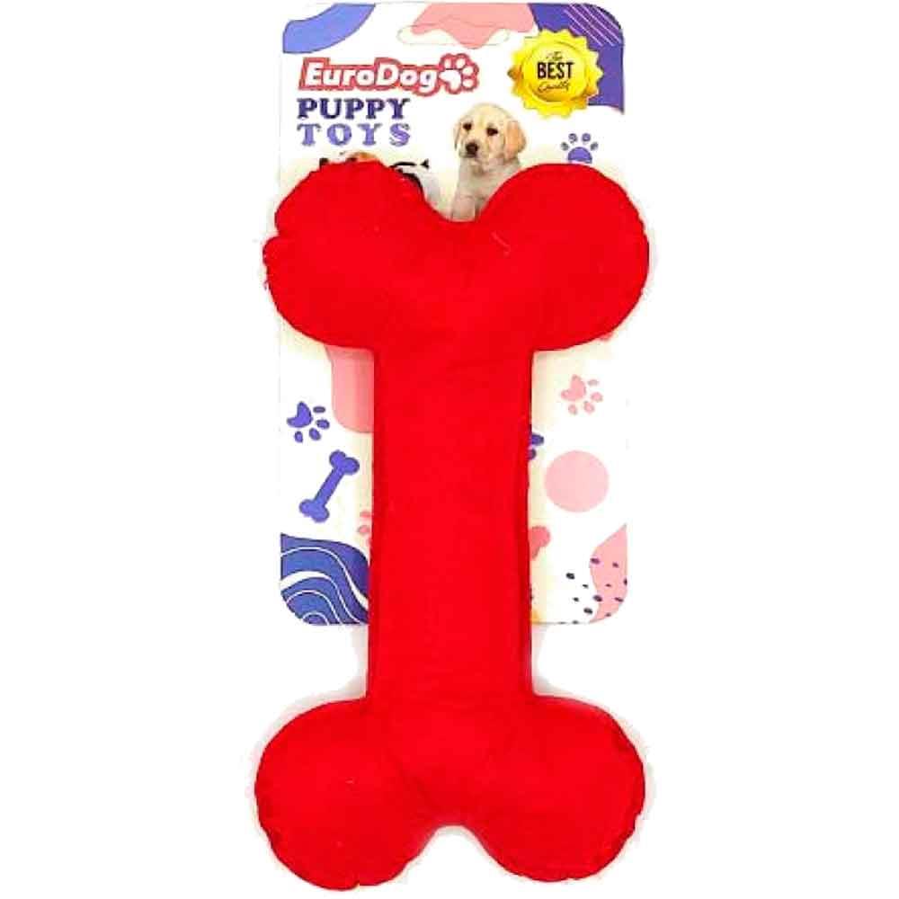 EuroDog Puppy Pet Toys Kumaş Kemik Köpek Oyuncağı Kırmızı 8681144196242 Amazon Pet Center