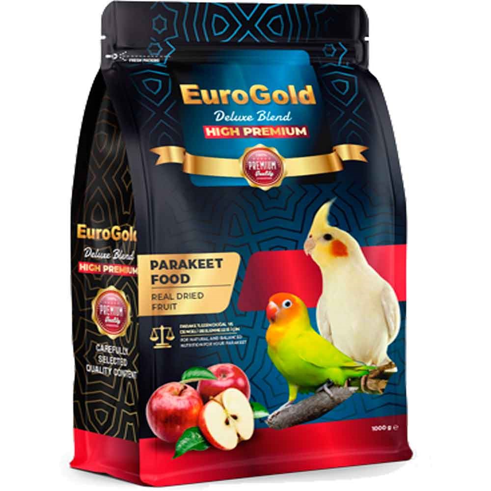 EuroGold Deluxe Blend Gerçek Elmalı Premium Paraket Yemi 1 Kg 8681144130796 Amazon Pet Center