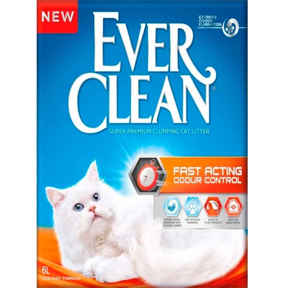 Ever Clean Fast Acting Hızlı Koku Emen Kedi Kumu 6 Lt 5060412212496 Amazon Pet Center