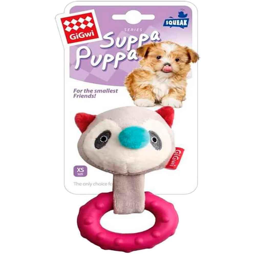 Gigwi Köpek Diş Kaşıma Oyuncağı Suppa Puppa Sesli Rakun 20 Cm 846295080125 Amazon Pet Center