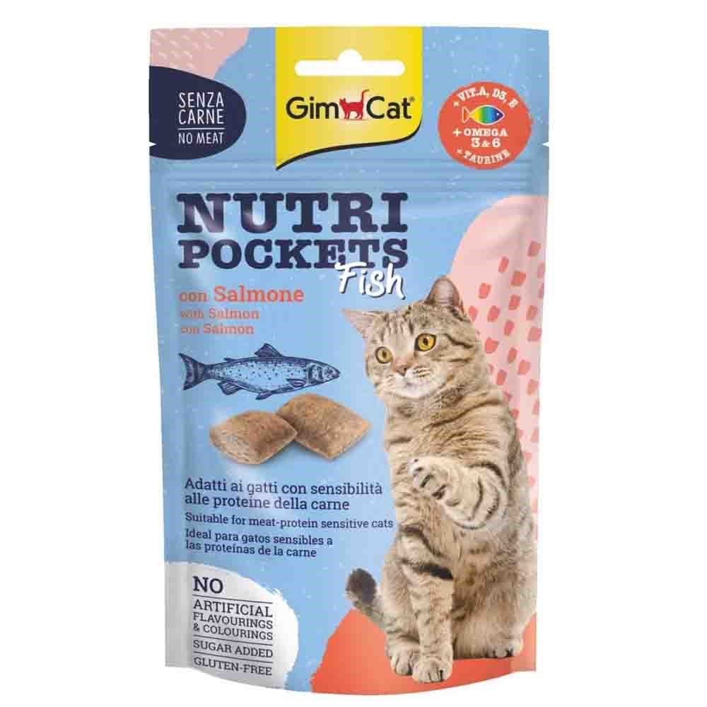 Gimcat Nutripockets Balıklı ve Somonlu Kedi Ödülü 60 Gr 4002064419435 Amazon Pet Center