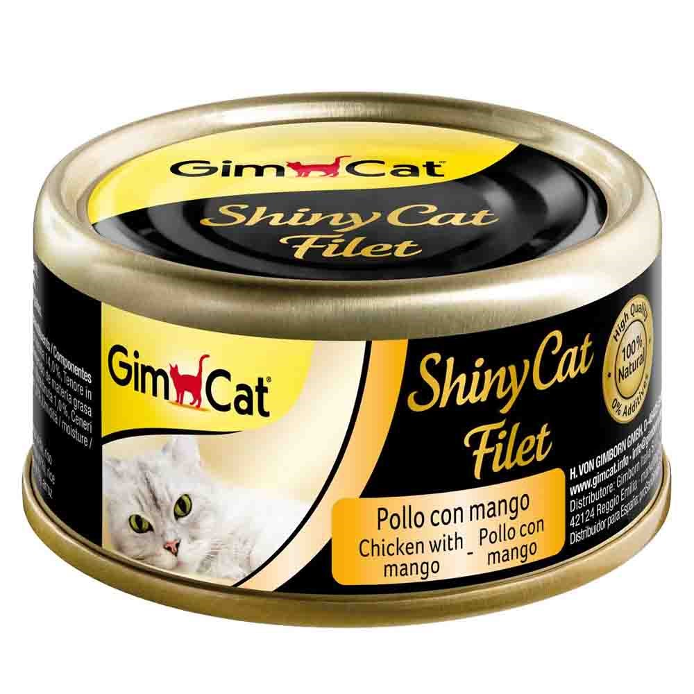 Gimcat Shinycat Fileto Tavuklu ve Mangolu Kedi Konservesi 70 Gr 4002064412979 Amazon Pet Center