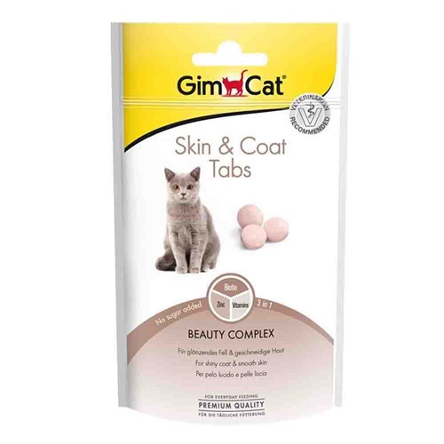 GimCat Skin Coat Deri ve Tüy Sağlığı için Şekersiz Kedi Ödülü 40gr 4002064418711 Amazon Pet Center