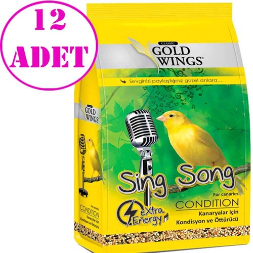 Gold Wings Classic Kanarya Kondisyon ve Öttürücü Yem 150 Gr 12 AD 32126624  Amazon Pet Center