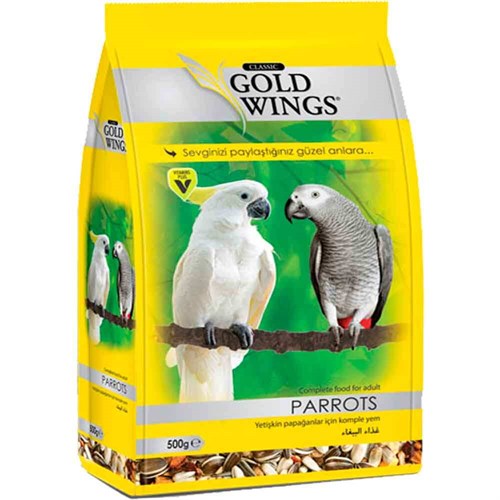 Gold Wings Classic Papağan Yemi 500 Gr 8680468043126 Gold Wings Classic Papağan Yemleri Amazon Pet Center