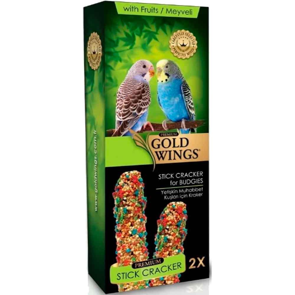 Gold Wings Premium Meyveli Muhabbet Krakeri Kutu 2'li 8680468043652 Amazon Pet Center