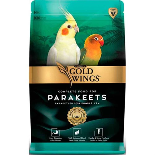 Gold Wings Premium Paraket Yemi 1 kg 8680468041863 Gold Wings Premium Papağan Yemleri Amazon Pet Center