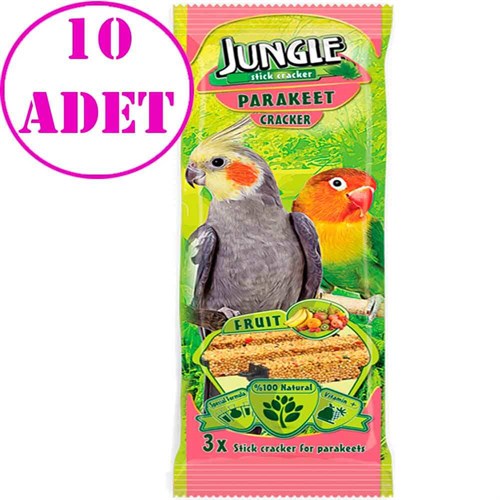 Jungle Paraket Krakeri 3'lü 10 AD 32127218 Jungle Kuş Krakerleri Amazon Pet Center