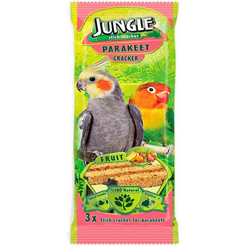 Jungle Paraket Krakeri 3'lü 8680468049418 Jungle Kuş Krakerleri Amazon Pet Center