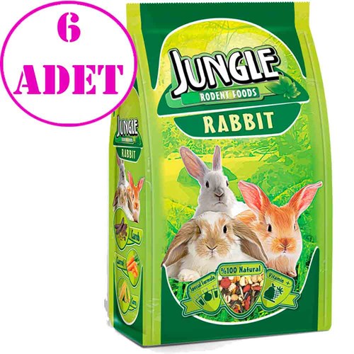 Jungle Tavşan Yemi 500 Gr 6 AD 32126907 Jungle Tavşan Yemleri Amazon Pet Center