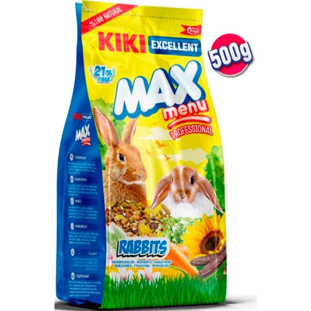KIKI Excellent Max Menu Tavşan Yemi 500 Gr 8683762341080 Amazon Pet Center