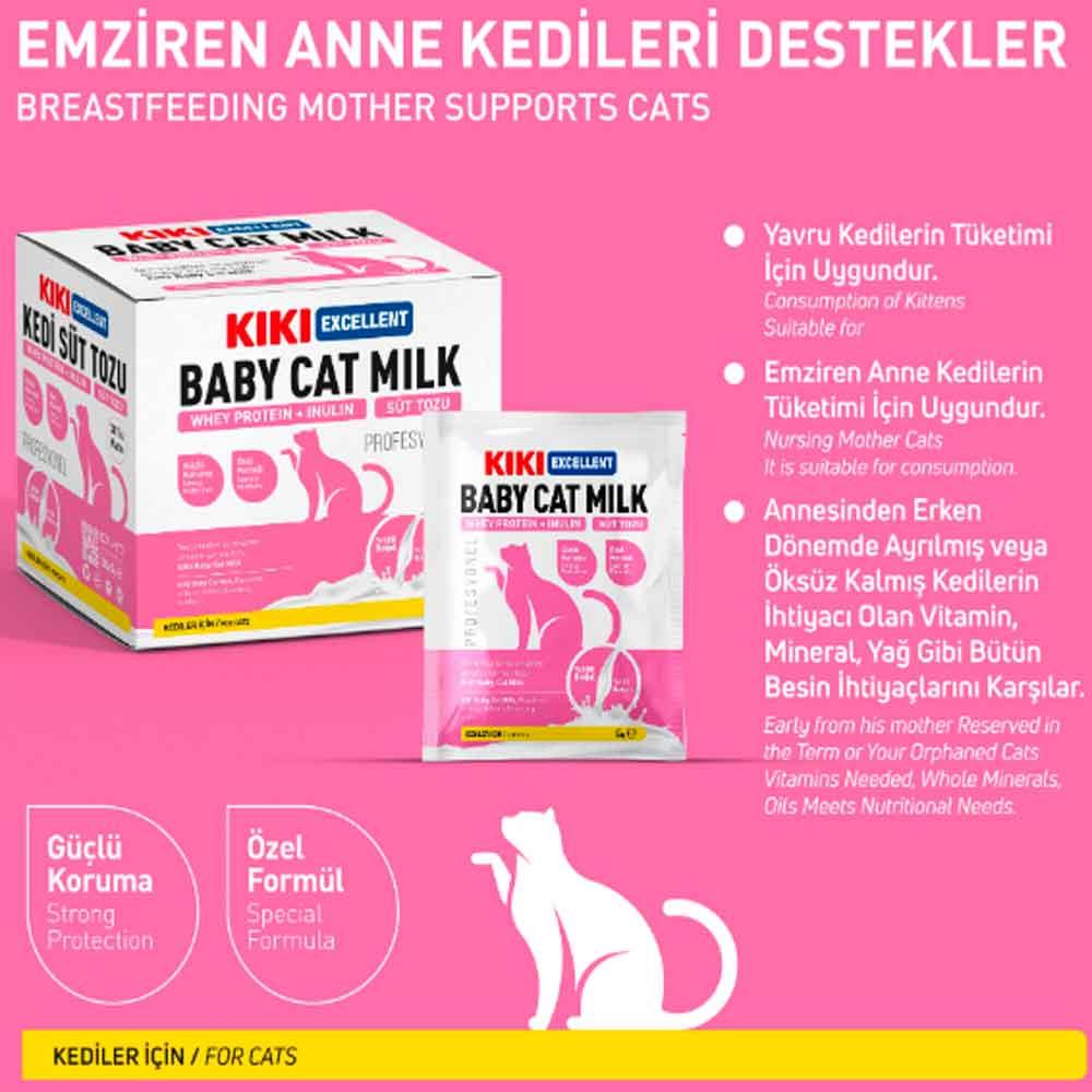 KIKI Yavru Kedi İçin Süt Tozu 5 Gr 8683762340748 Amazon Pet Center