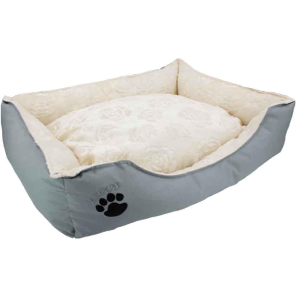 Lepus Premium Kedi Köpek Yatağı Gri Desenli M 17753005 Amazon Pet Center