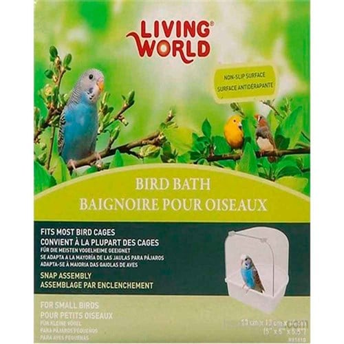 Living World Kuş Banyoluğu 14 cm 080605818101 Living World Kuş Banyolukları Amazon Pet Center