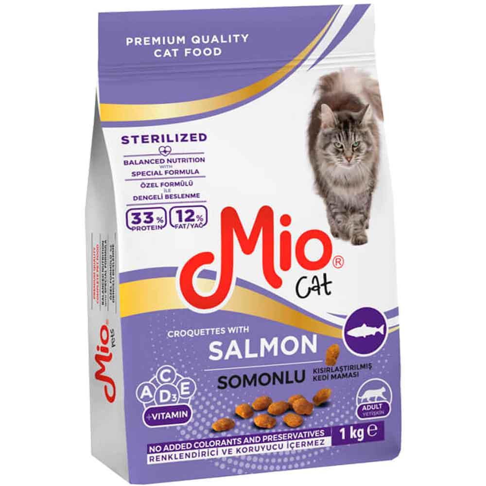 Mio Somonlu Kısırlaştırılmış Kedi Maması 1 Kg 8680067147300 Amazon Pet Center