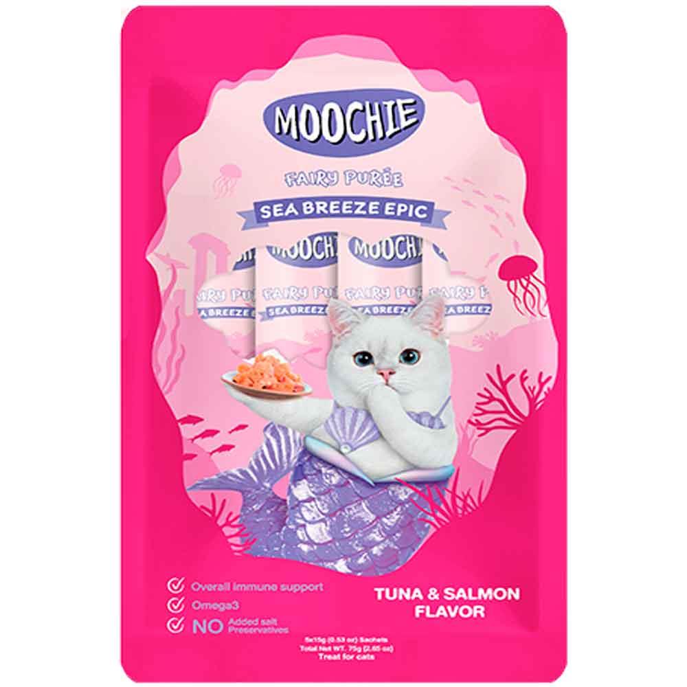 Moochie Sıvı Kedi Ödülü Ton Somon 5x15 Gr 8859710201700 Amazon Pet Center