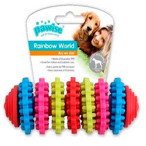 Pawise Rainbow Yavru Köpek Oyuncağı 11 CM Medium 8886467546655 Pawise Kauçuk Plastik Köpek Oyuncakları Amazon Pet Center